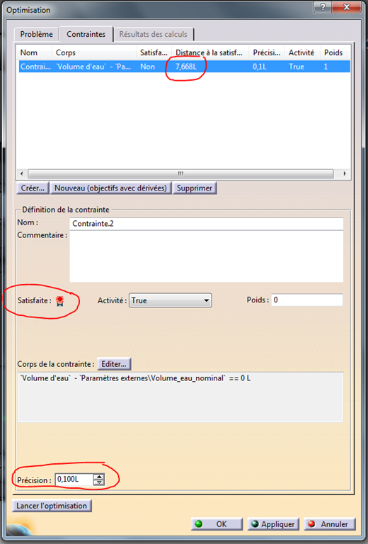 Catia V5 atelier Product Engineering Optimizer Optimisation Contrainte Distance satisfaction Catia V5 atelier Product Engineering Optimizer Optimisation Contrainte Distance satisfaction