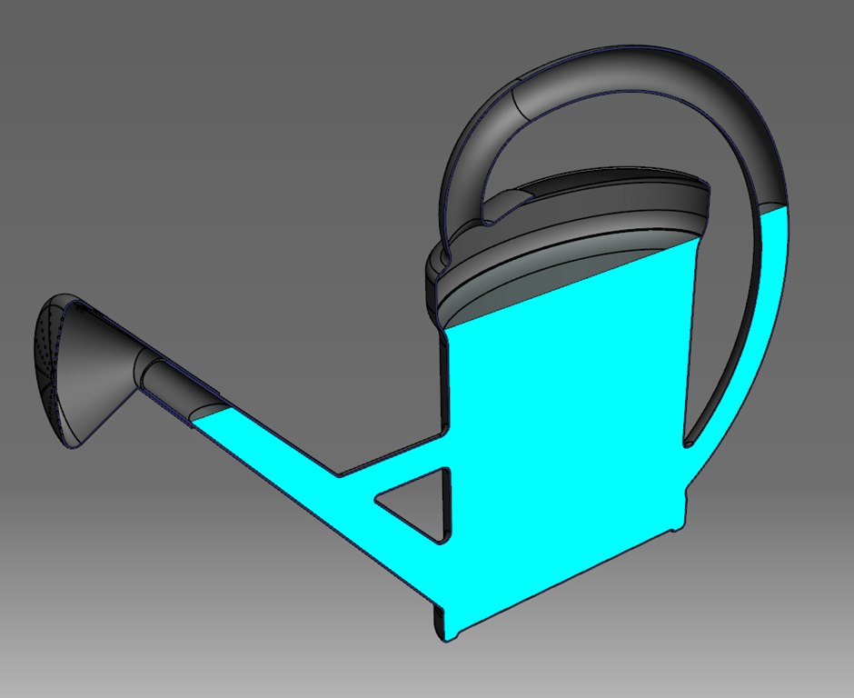 Catia V5 arrosoir product coupe volume eau Catia V5 arrosoir product coupe volume eau