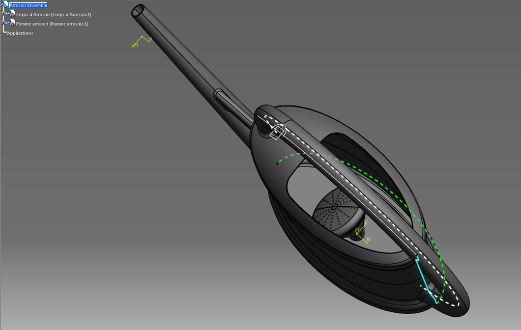 Catia V5 arrosoir assemblage catproduct composants en session Catia V5 arrosoir assemblage catproduct composants en session