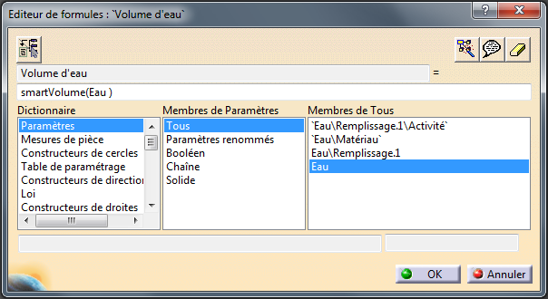 Catia V5 arrosoir formule volume de l'eau Catia V5 arrosoir formule volume de l'eau