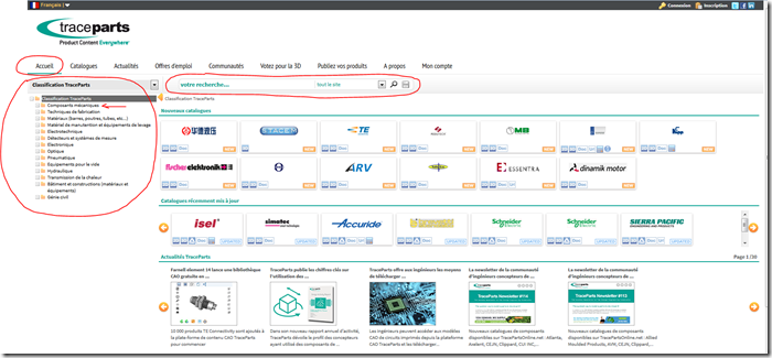 Catia V5 - traceparts site