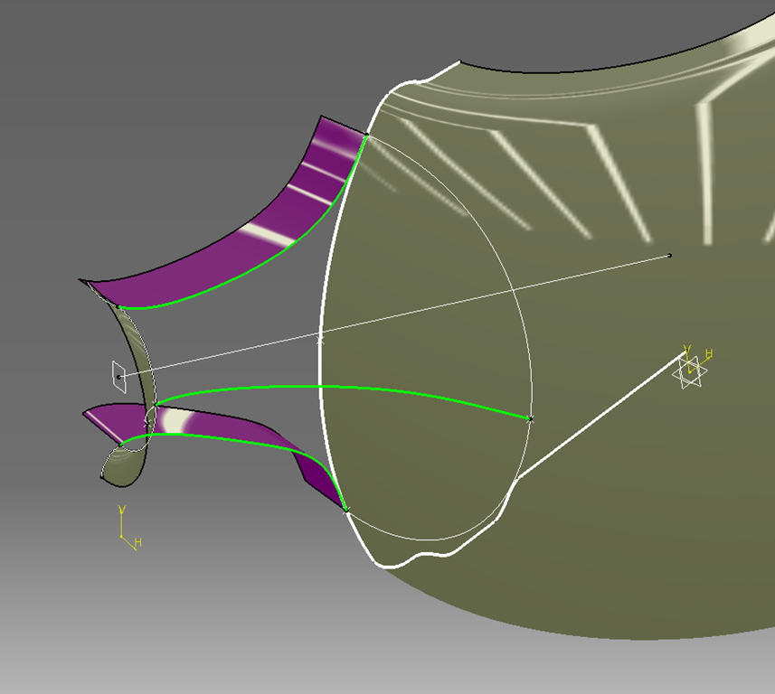 Catia V5 - théière surface multisections préparation