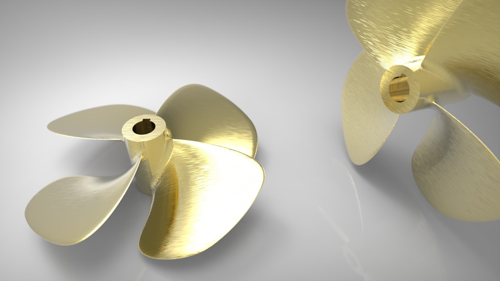 Catia V5 - Helice marine - rendu Catia V5 - Helice marine - rendu